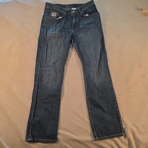 Cinch Jeans Men's 34x32 (31" Inseam) Dark Wash Western Cowboy Rodeo Ranch Denim